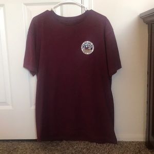 MAROON VANS T-SHIRT